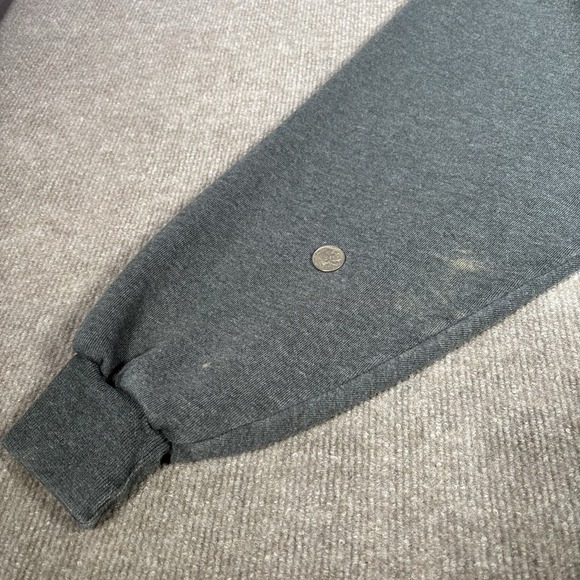 Vintage Russell Sweatshirt Mens XL Crewneck Gray Fleece Blank Distressed 90s - Picture 5 of 11